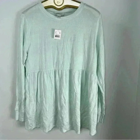 Motherhood maternity mint green long sleeve top - Picture 4 of 9